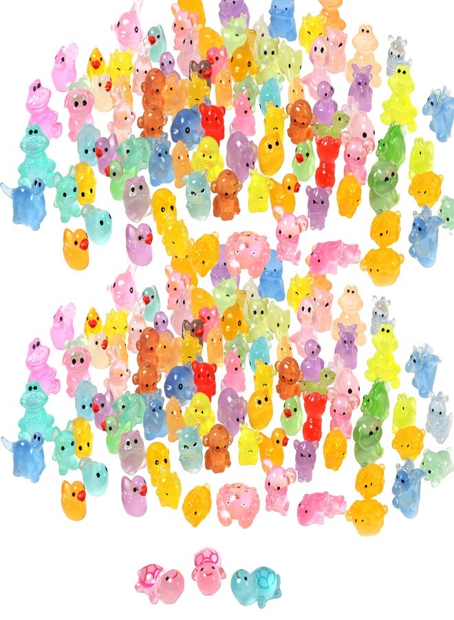 Damyda Mini Resin Ducks Tiny Animals Various Small Animals Dog, Rabbit, Turtle, Chick, Bird Glow in The Dark for Garden Micro Landscape Potted Dollhouse Decor - Image 2
